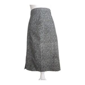 Kasper Skirt Womens 12 Pencil Tweed-Like Stretch Career Office Corporate Fall